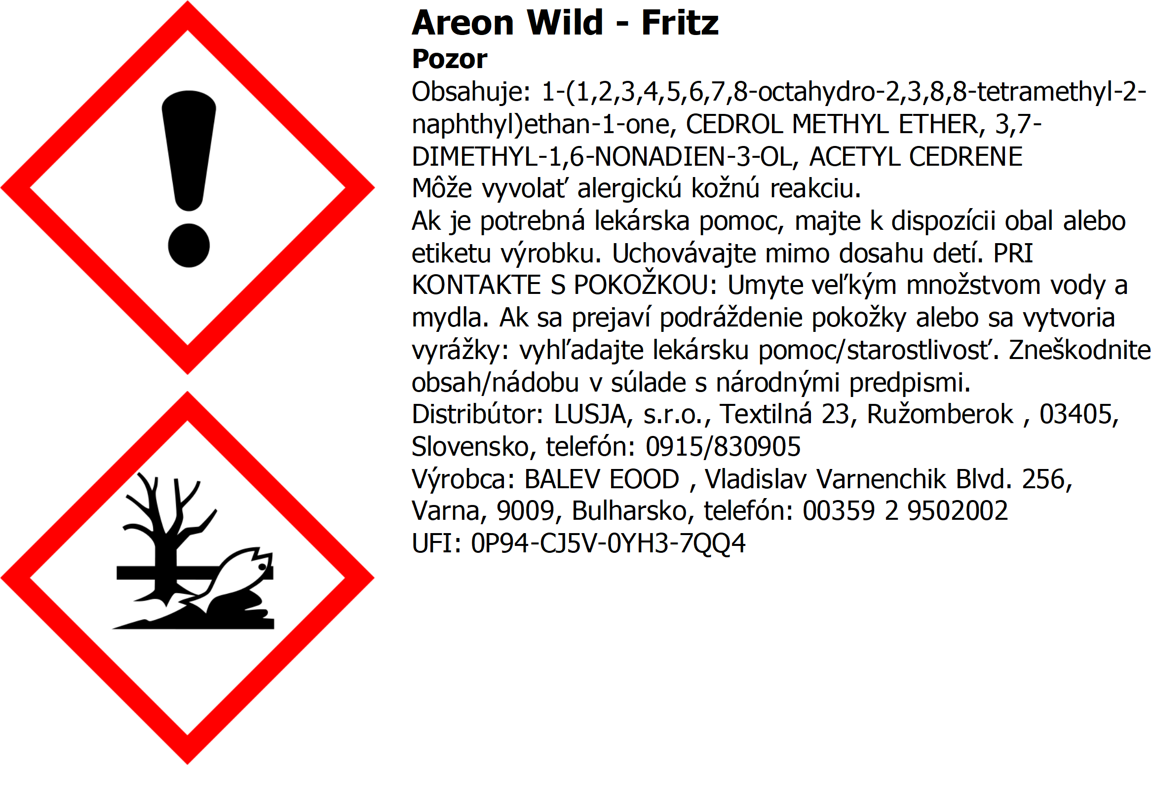 Areon Wild - Fritz – Obrázok 2