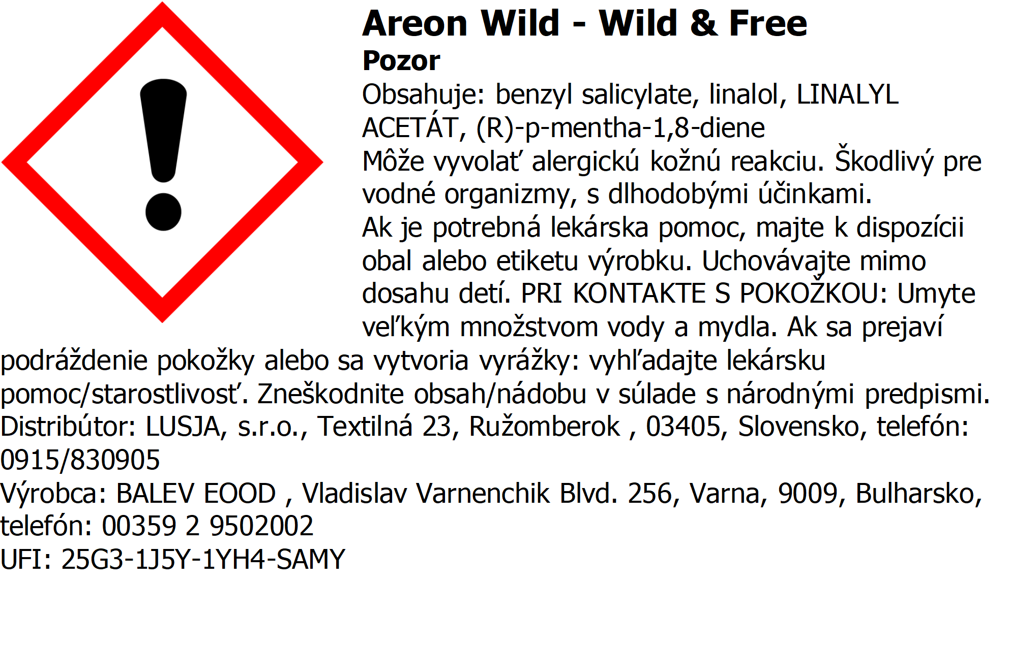 Areon Wild -Wild & Free – Obrázok 3