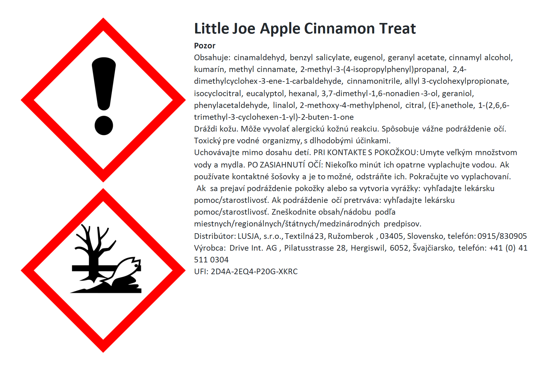 Little Joe 3D - Apple Cinnamon Treat – Obrázok 2