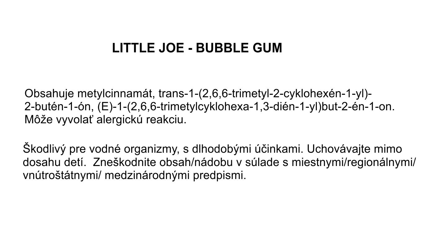 Little Joe 3D - Bubble Gum – Obrázok 3