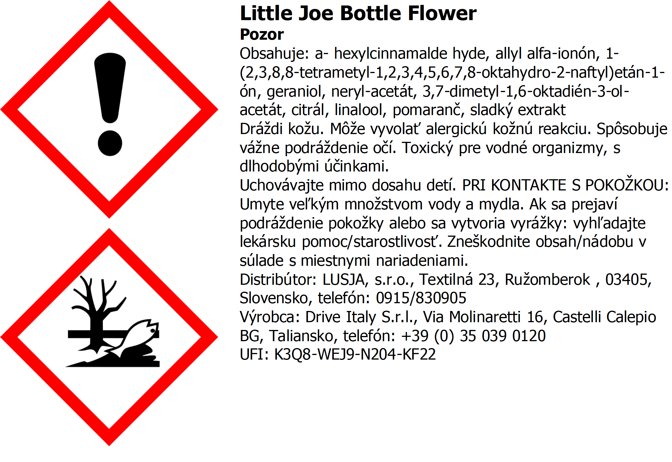 Little Joe Bottle  - Flower 5,8ml – Obrázok 4
