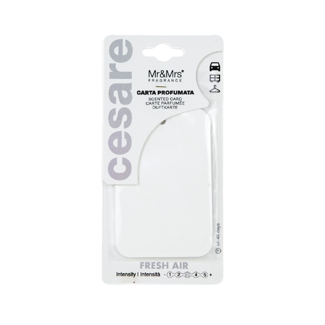 Mr & Mrs CESARE Scented Cards - Fresh Air