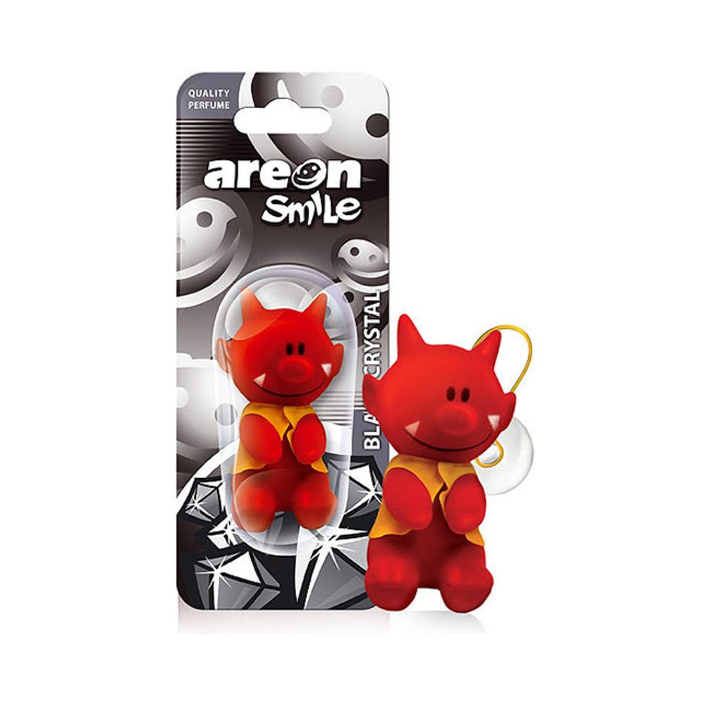 Osviežovač vzduchu Areon Smile Toy – vôňa Black Crystal, motív Čert