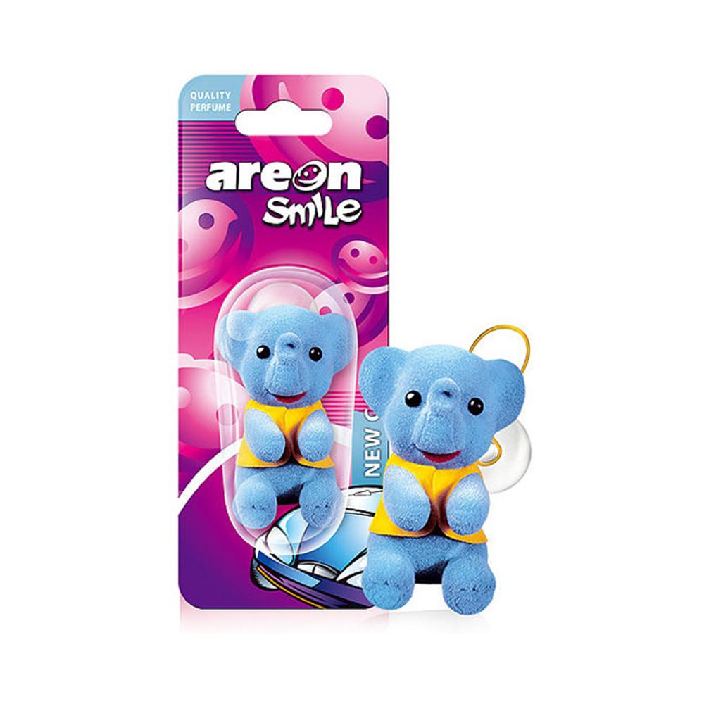 Osviežovač vzduchu Areon Smile Toy – vôňa New Car, motív Sloník