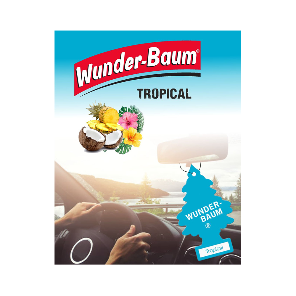 Osviežovač vzduchu WunderBaum - vôňa Tropical – Obrázok 2