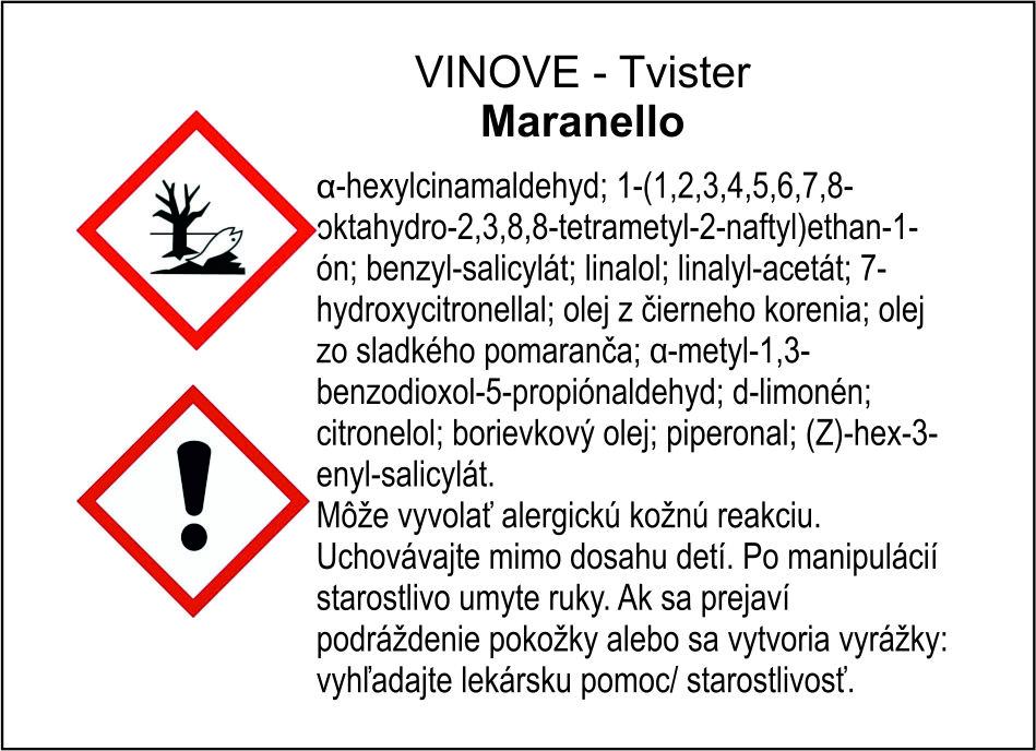 VINOVE scented card - MARANELLO – Obrázok 5
