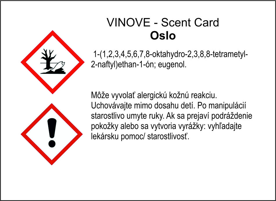 VINOVE scented card - OSLO – Obrázok 5