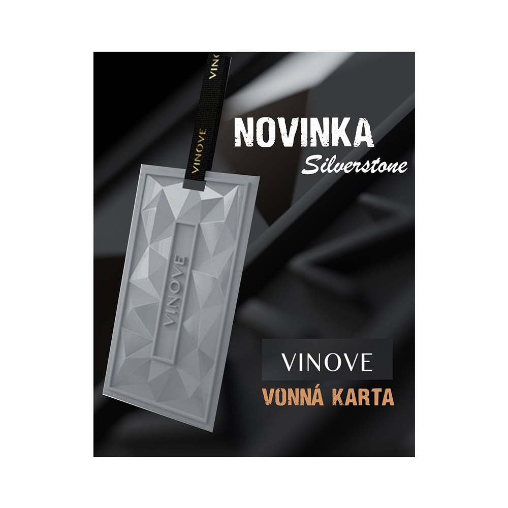 VINOVE scented card - SILVERSTONE – Obrázok 3