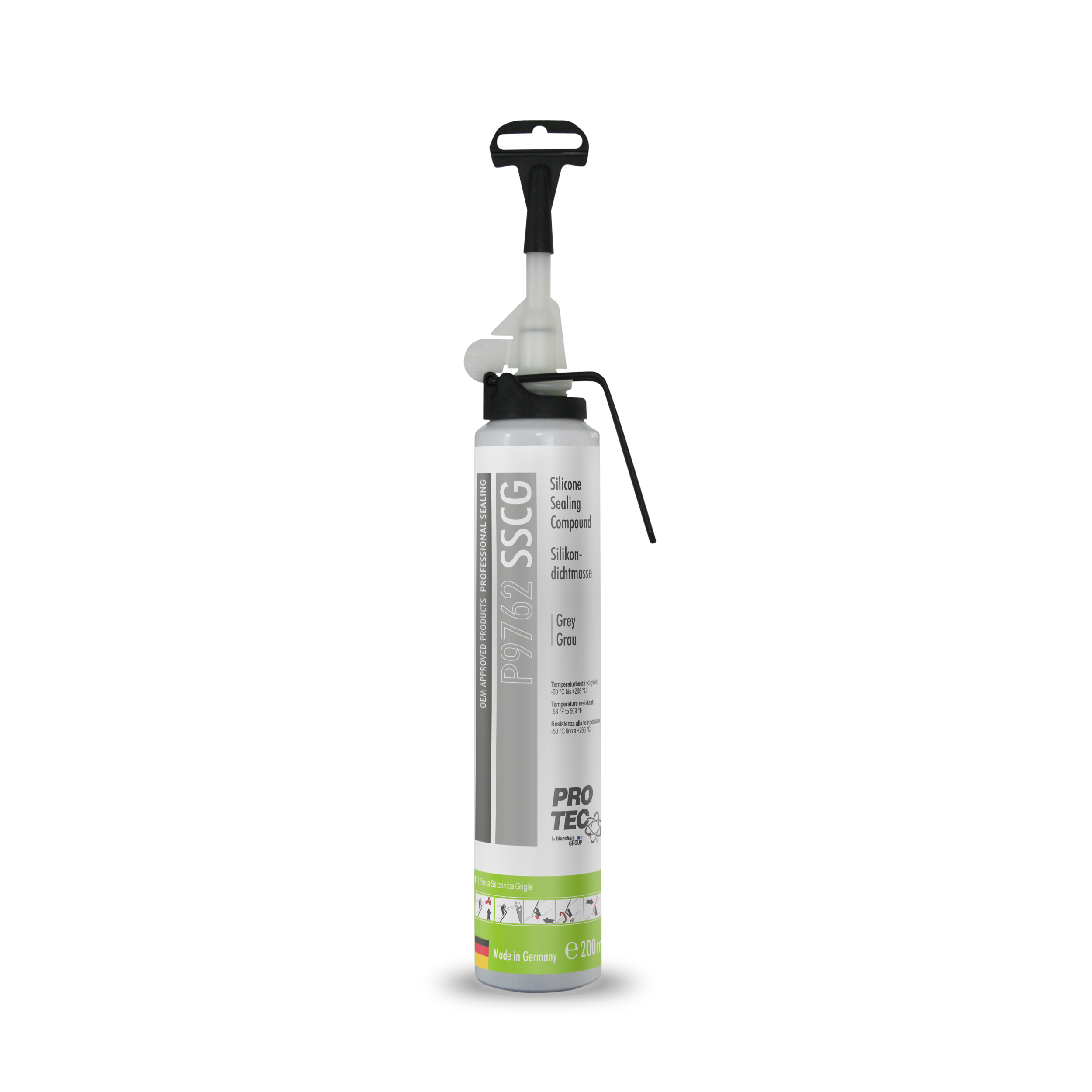 PRO-TEC SILICONE SEALING COMPOUND GREY 200ml