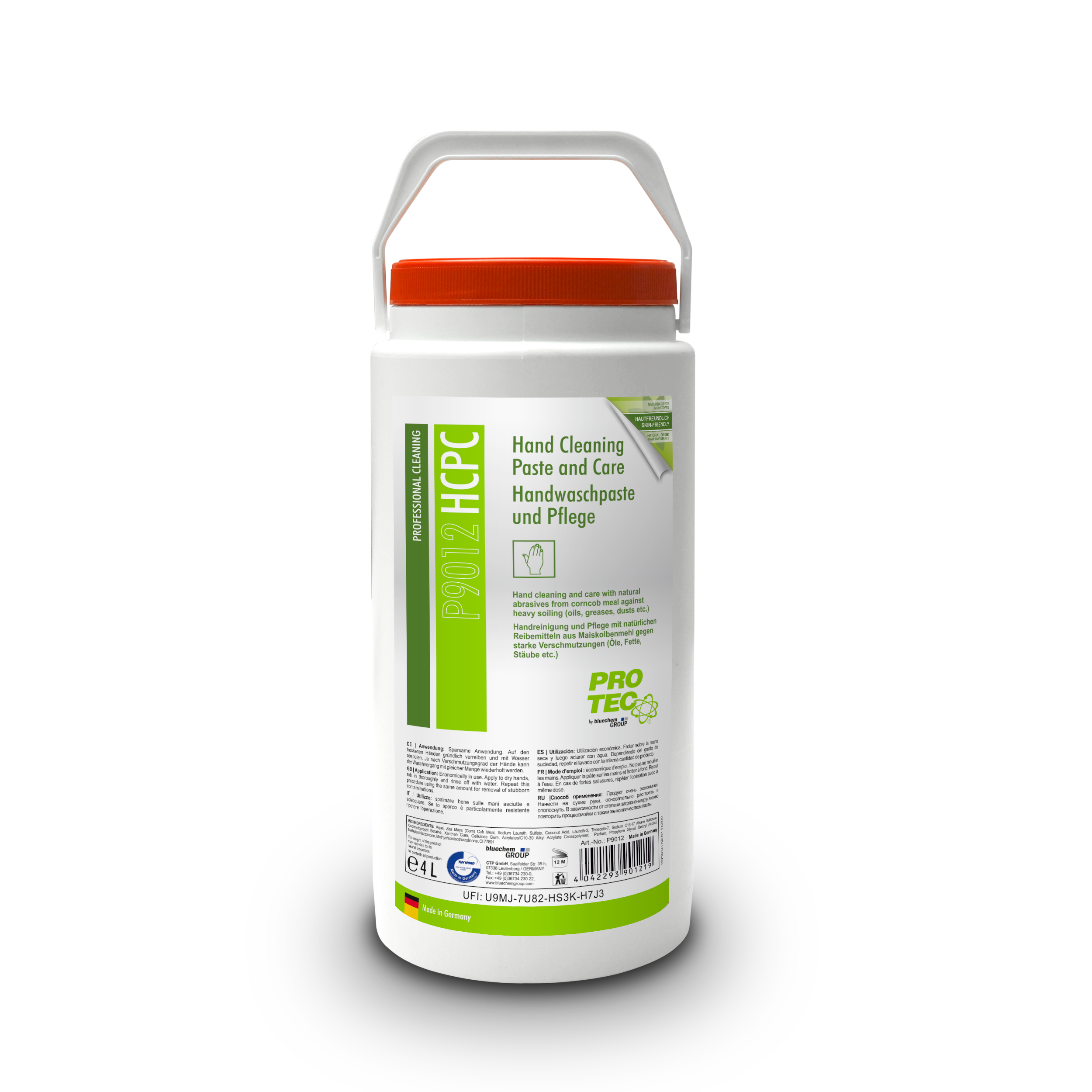 PRO-TEC HAND CLEANING PASTE & CARE 4l