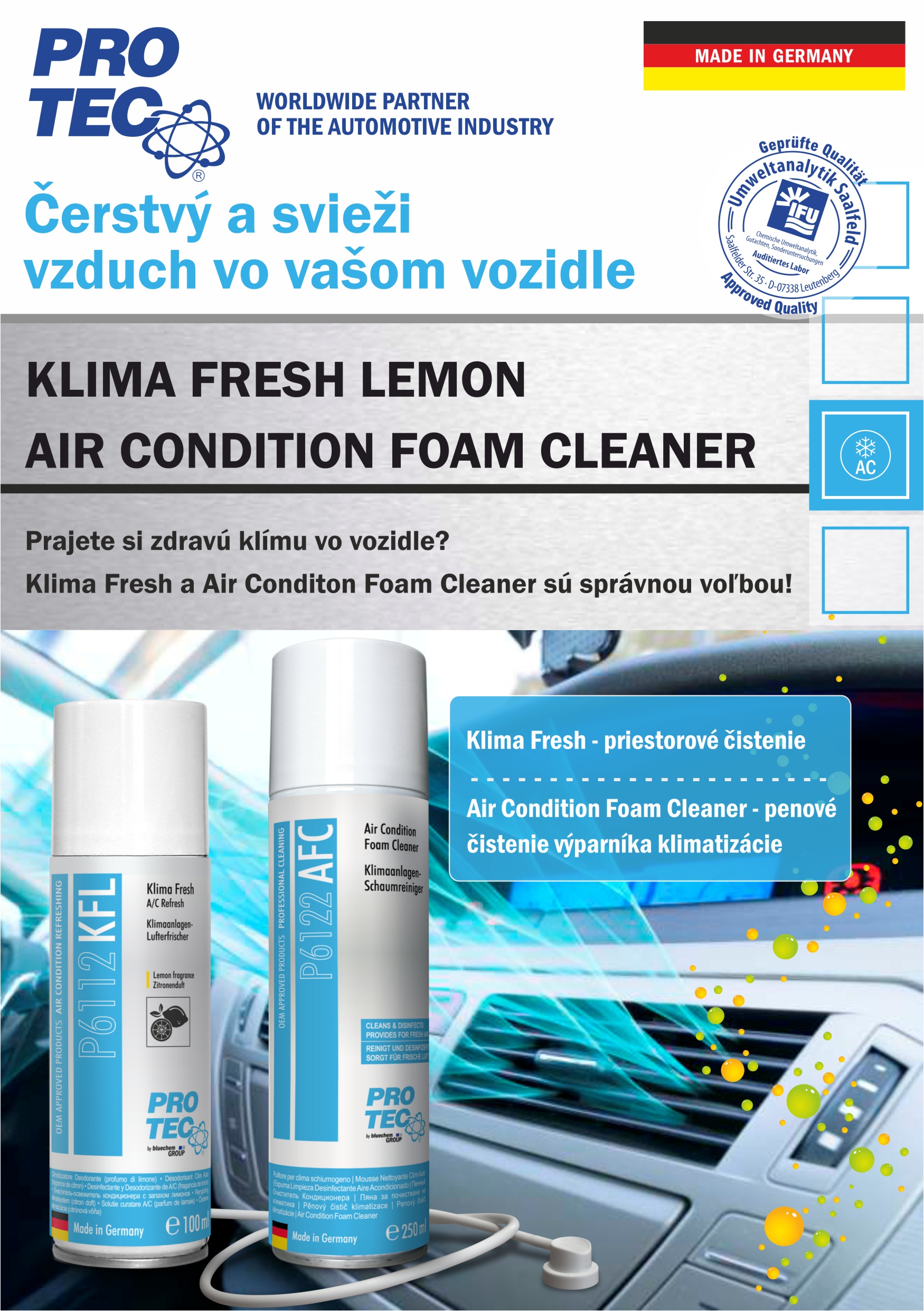 PRO-TEC Set na čistenie klimatizácie – Obrázok 2