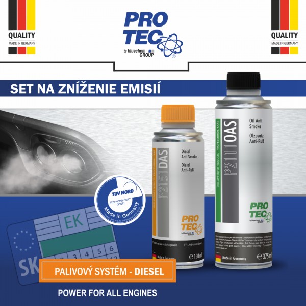 PRO-TEC SET NA ZNÍŽENIE EMISIÍ DIESEL