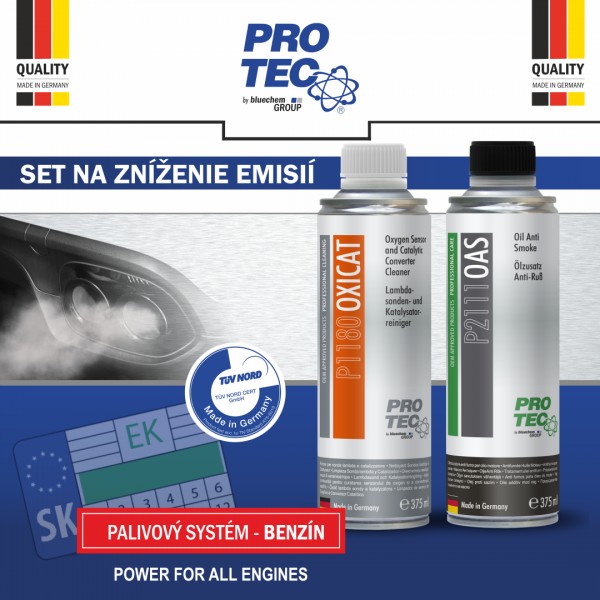 PRO-TEC SET NA ZNÍŽENIE EMISIÍ BENZÍN