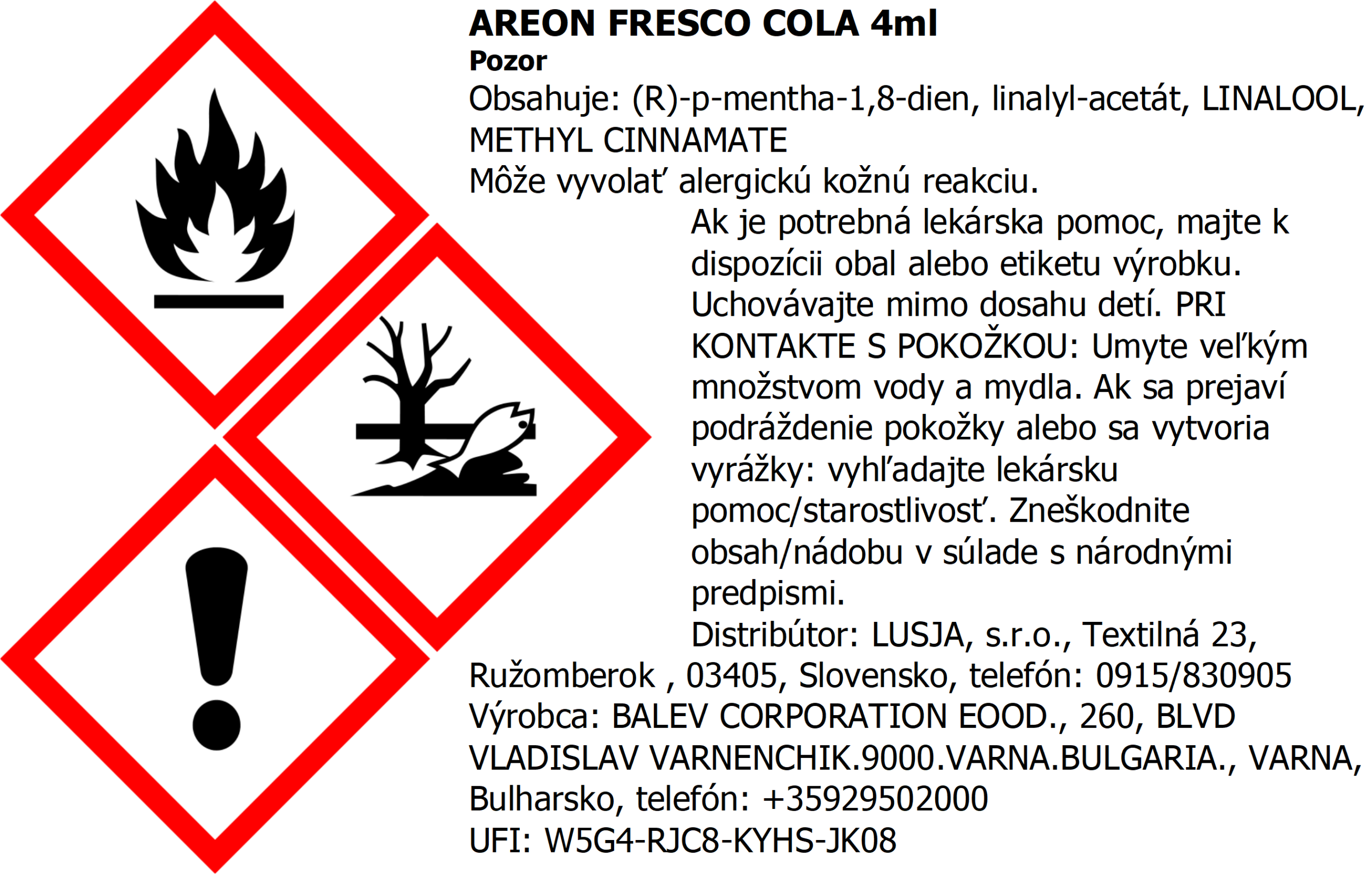 Areon Fresco Cola 4ml – Obrázok 3